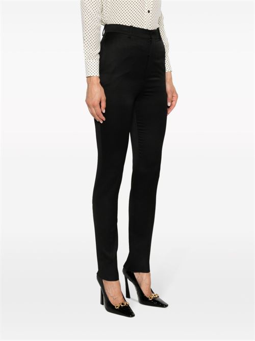 Wool satin trousers SAINT LAURENT | 766158Y2F351000